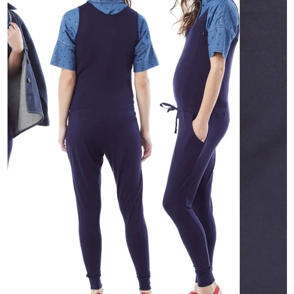 Loyal Hana Marni Maternity Nursing Romper - Picture 2 of 16